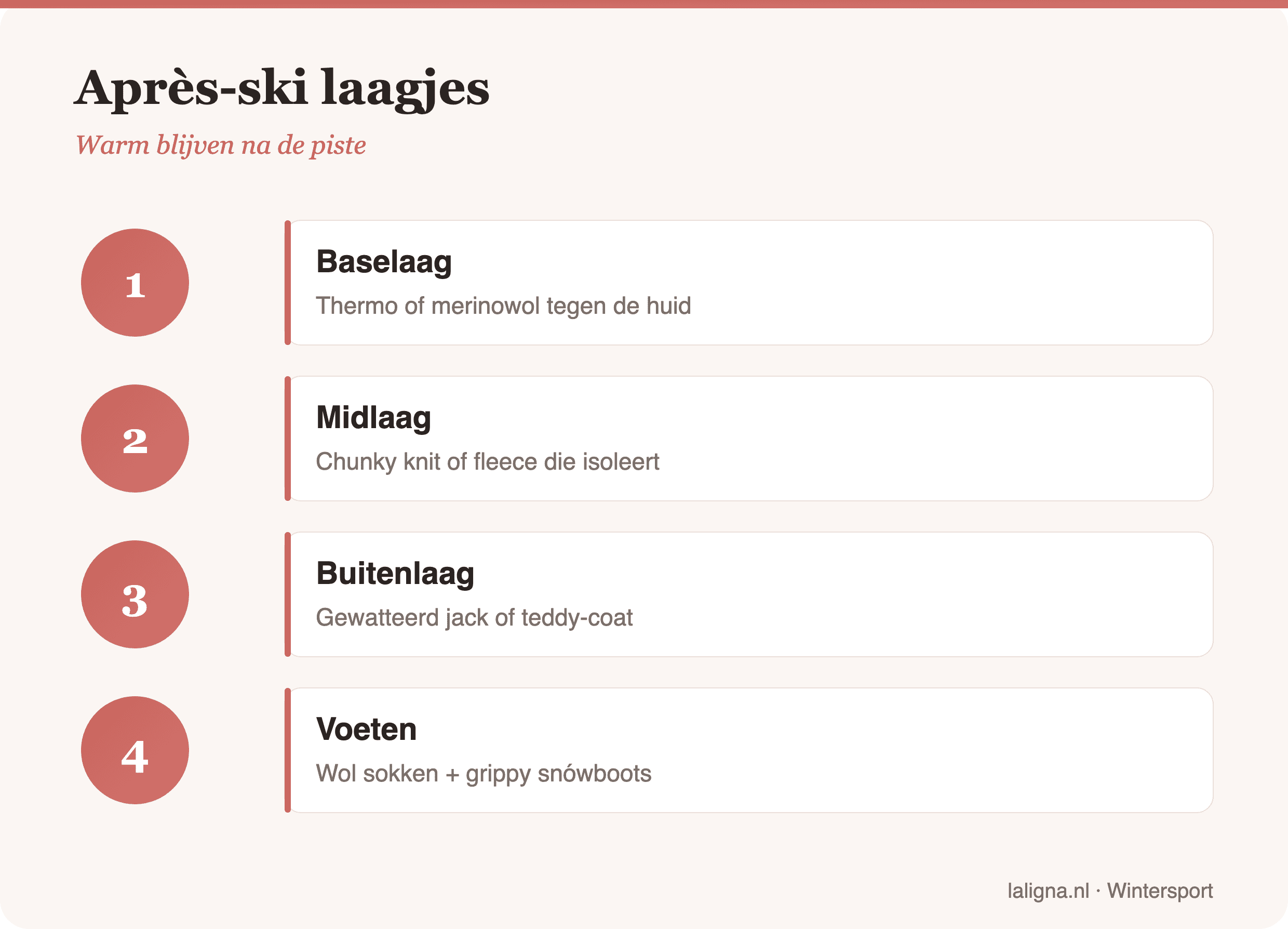 Infographic: Après-ski laagjes